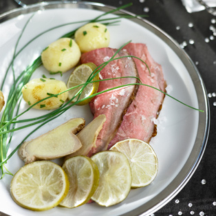 Roast-beef con limas y jengibre Escuela de Cocina TELVA Recetas